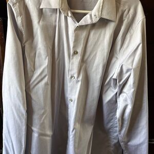 Calvin Klein Light Gray Dress Shirt